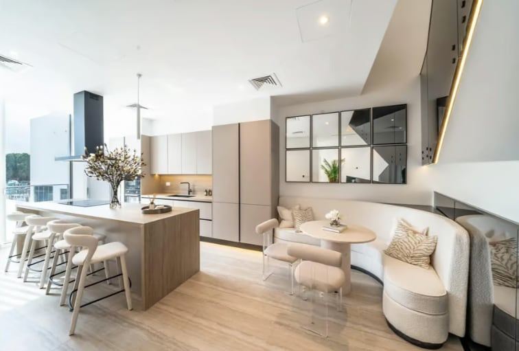 Kitchen and dining area